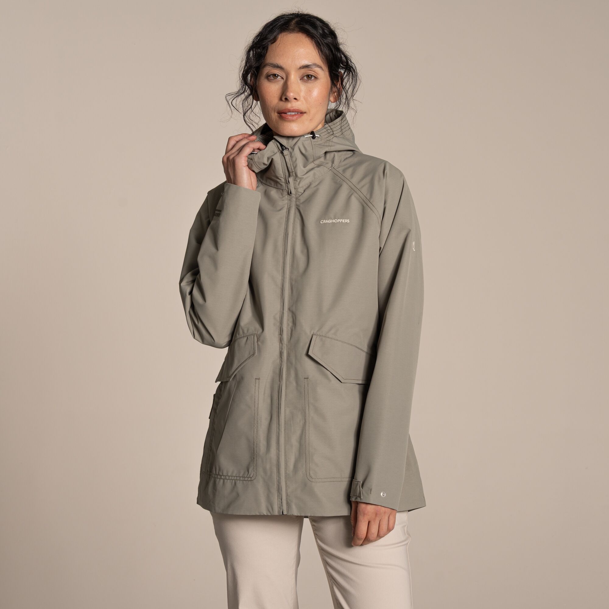 Craghoppers Women's Green Waterproof Aziza Jacket Size: 12